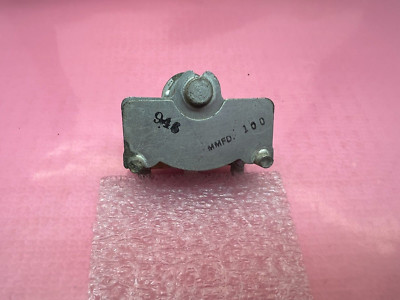 Air Variable Capacitor 100mmfd, Dated 9/46, Used, Tested, Fast Tracked Shipping