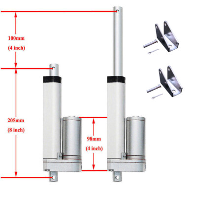 SZMWKJ Heavy Duty 12V Linear Actuator – 2" To 18" Stroke, 220-1320lbs Load, With Limit Switch