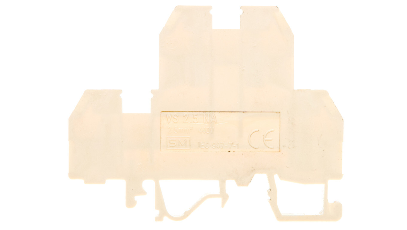 Threaded rail connector 2.5mm2 beige VS 2.5 NA 003901243 /T2UK
