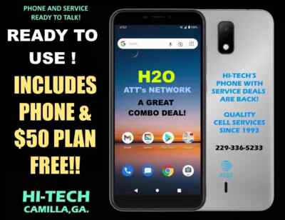 Calypso2  SMARTPHONE    PHONE WITH $50 SERVICE FREE !   H2O UNLIMITED PLAN  