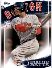 MOOKIE BETTS 2019 Topps Series 2 #MB-12 Career Highlights  Boston Red Sox