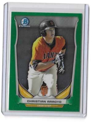 ☆15 Bowman Chrome green refractor auto Kyle Schwarber 99枚限定