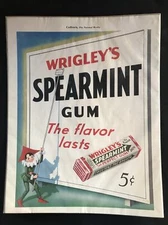 Vintage Magazine Ad ￼Wrigley’s spearmint gum Colliers National Weekly￼￼
