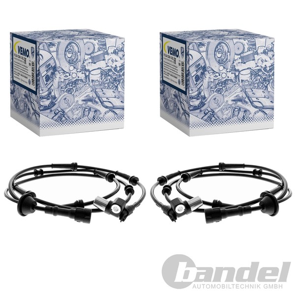 2X Vemo ABS-SENSOR Raddrehzal Vorne Passend FüR Jeep Cherokee-image