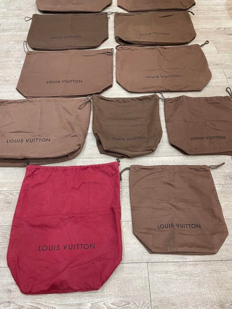 LOUIS VUITTON 純正 付属品11個セット まとめ売り ダストバッグ Authentic Louis Vuitton Dust Bag Drawstring Bags 11-piece set