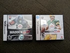 Madden 07 & Madden 09 Nintendo DS Complete Edition CIB Complete LOT