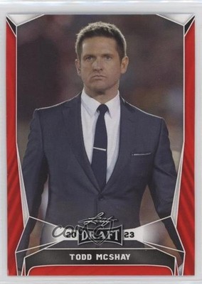 2023 Leaf Draft Red Todd McShay #30 0lj0