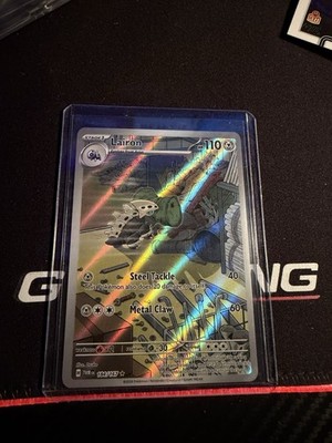 Pokémon TCG Lairon Holo Twilight Masquerade Illustration Card 184/167