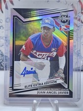 2022 Panini Elite Extra Edition Auto Juan Angel Javier Dominican League! B15