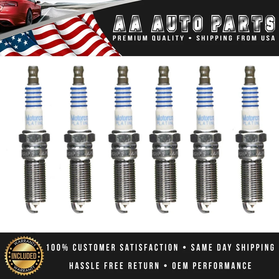 6pcs Motorcraft Platinum Spark Plug for 2011-2019 Ford Explorer V6 3.5L SP520