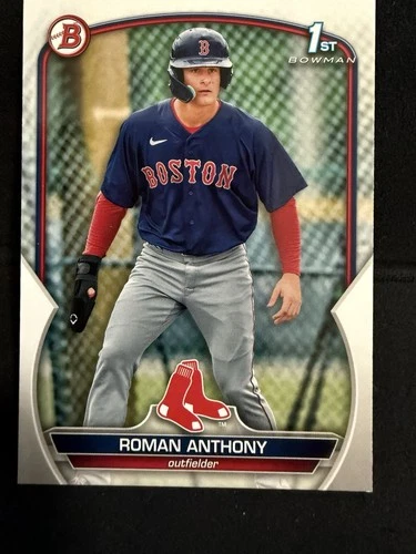 2023 Bowman Chrome Prospects Roman Anthony Boston Red Sox RC Rookie BP-71