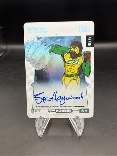 2025 Bo Jackson Battle Arena Update Haymaker Ice Auto #46/50 Power 150