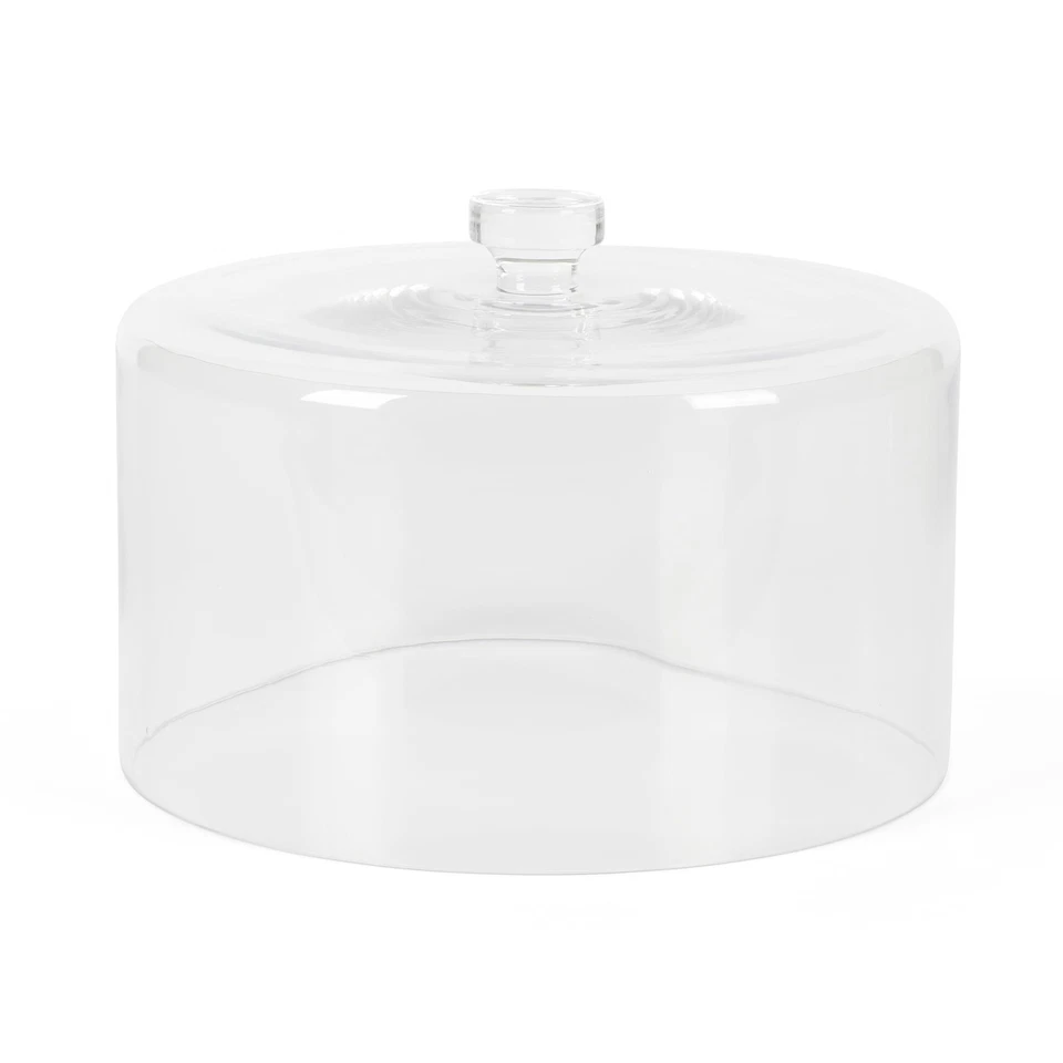 Soporte para pastel de jadeíta Martha Stewart Highbrook de 10 pulgadas con cúpula de vidrio Foto 3 de 4