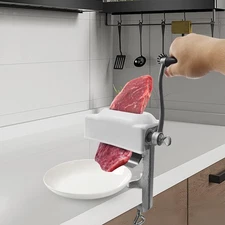 Meat Tenderizer Cuber Steak Machine Hand Crank Flatten butchers Tool KitchenTool