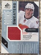 2016-17 SP Game Used - Rookie Sweaters Matthew Tkachuk #RS-MT /499 (MEM, RC)