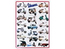 Poster -VESPA 50°- Modellübersicht - 900mm x 600mm