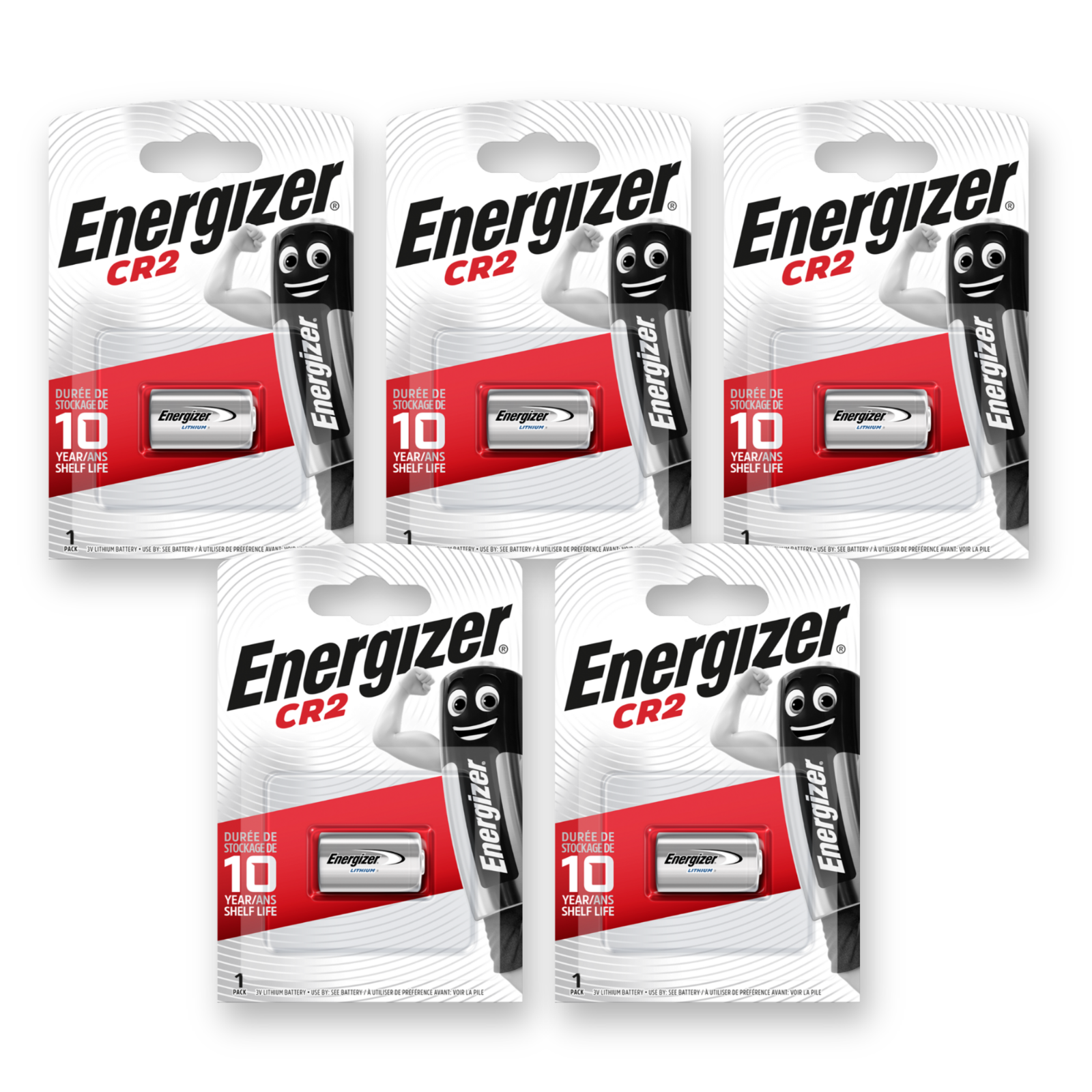 5x ENERGIZER CR2 Batteries 3V Lithium Ultra Photo Camera DLCR2 *EXPIRY 12/2035*