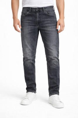 MUSTANG Mens Jeans Oregon Tapered W38 L32 Slim Fit Low Rise Blue Stretch