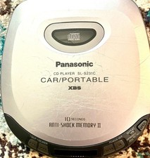 Panasonic SL-S231C Portable Car CD Player XBS Walkman Anti-Shock - TESTED