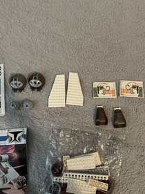 LEGO Star Wars: Republic Attack Gunship (7676) PARTS Incomplete
