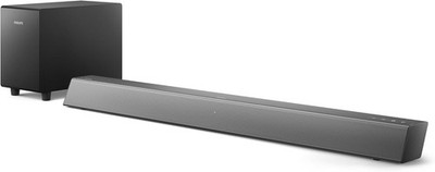 Philips TAB5308/10 Soundbar 2.1 mit kabellosem Subwoofer | 140 W | 4,5'' Woofer |