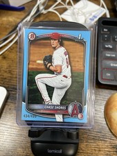 2025 Bowman Draft #BD-142 Chase Shores 1st Prospect Base Skyblue /499 Angels
