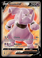 Granbull V 159/172 Ultra Rara Brilliant Stars Holo NM Carta Pokemon Inglese
