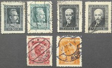 Poland 1927 / 28 Pilsudski & Moscicki used stamps SG262 - 262a & 272 - 273