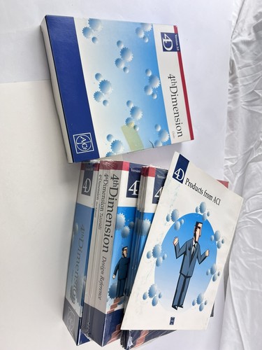 Discos de software vintage versión 3.0 cuarta dimensión conjunto manual ACI 4D disquete Francia - Imagen 21 de 22