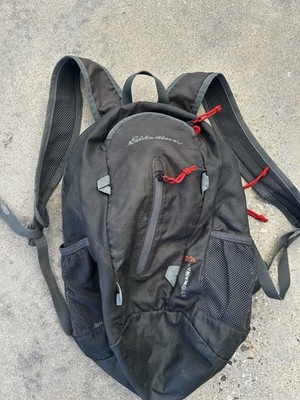 Eddie Bauer Stowaway Packable 20L Day Pack Adult Backpack Bag Black Yellow