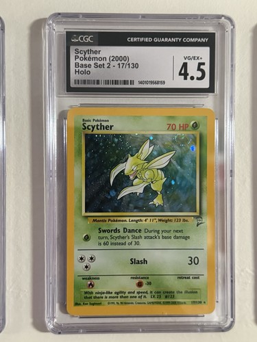 Scyther graded CGC 4.5 for sale on eBay