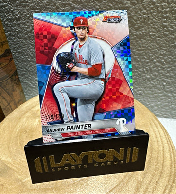 2025 Bowman's Best - Top Prospects Andrew Painter #TP-11 Blue X-Fractor /150