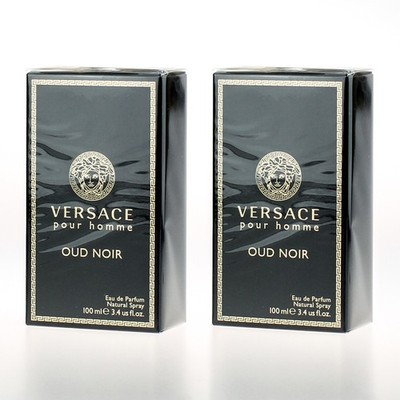 2x Versace pour Homme Oud Noir EDP 100ml