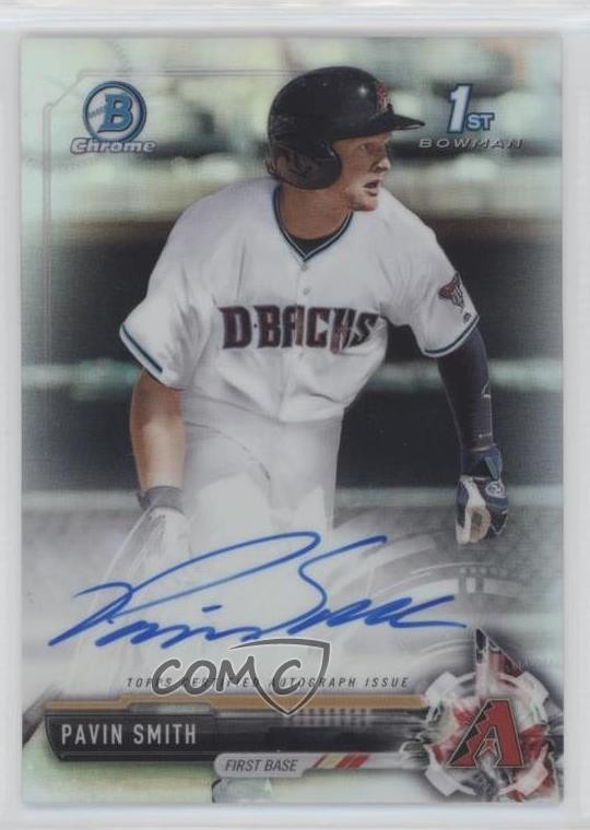 2017 Bowman Draft Chrome Pick Refractor 333/499 Pavin Smith #CDA-PS Auto 06z2