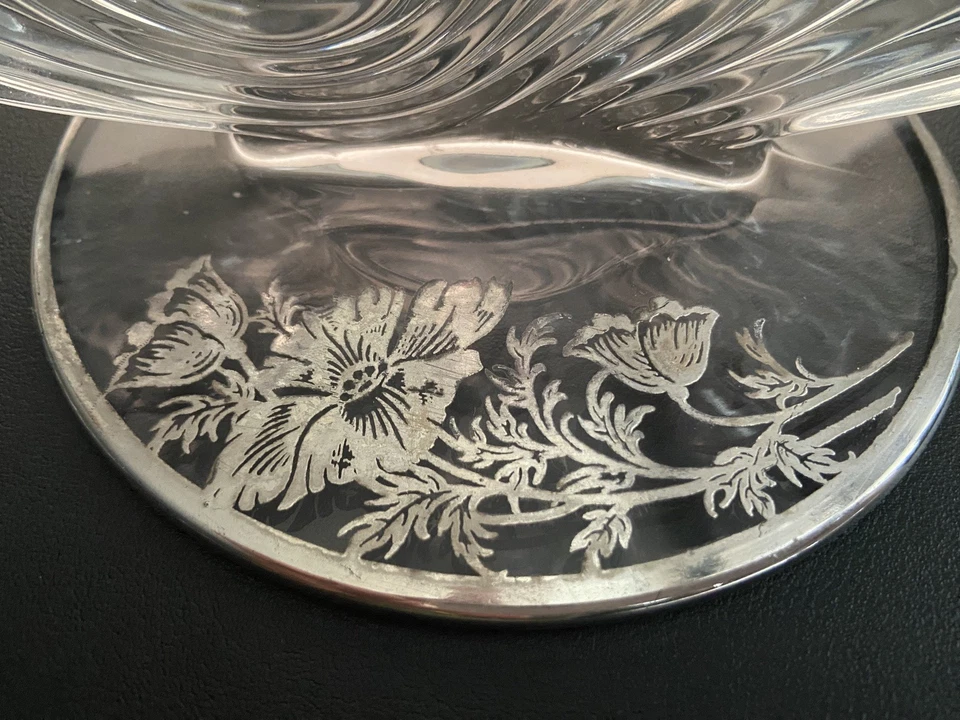 2 Fostoria Baroque Glass 3 Candle Stick Holder - Image 4 of 4