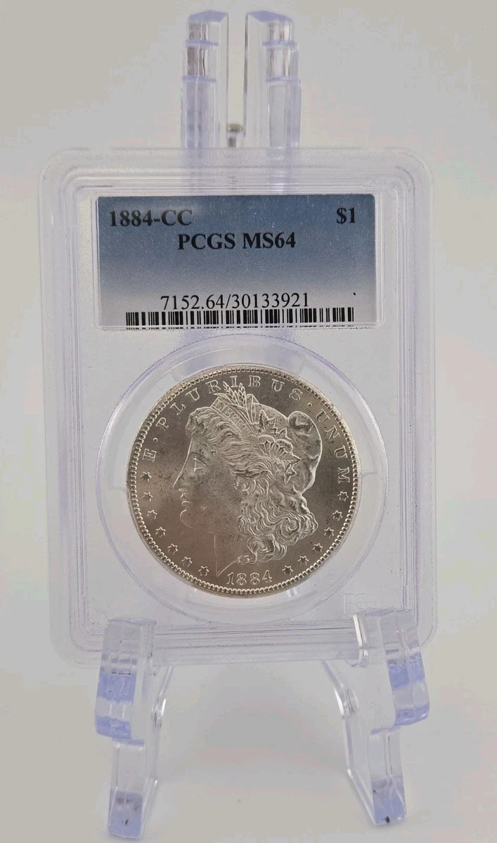 Carson City Grade MS 64 1884 Year Morgan US Dollars (1878-1921