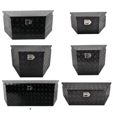 26/29/33/39/49" Trunk Trailer Storage Aluminum Pickup Truck Bed Tongue Tool Box