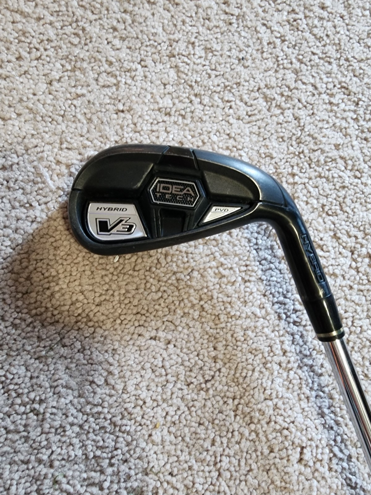 RH AdamsGolf IDEA Tech V3 #7 Hybrid Iron True Temper Steel Shaft 75g