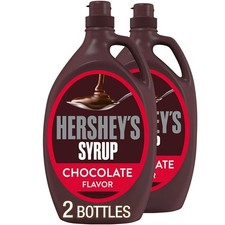 HERSHEY'S Chocolate Syrup, 48 oz., Fat Free and Gluten free, Choose 2/4pk.