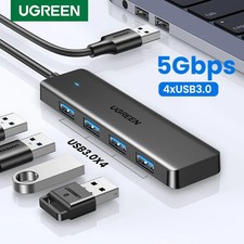UGREEN USB 3.0 4-Port USB-C Hub Slim Splitter for Laptop MacBook PS5 PC