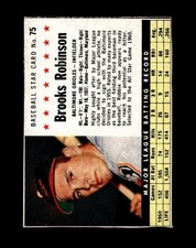 1961 Post Set-Break # 75 Brooks Robinson VG-VGEX *GMCARDS*