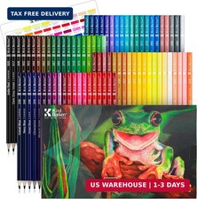 80 Colored Pencils, Soft Core Color Pencil Set for Adult Coloring Books Artist..
