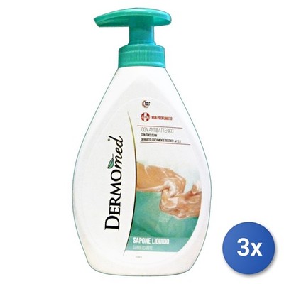 3x Dermomed Seife 300 ml. Desinfektionsmittel