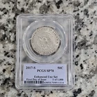 1 of 1000 2017-S Kennedy Half Dollar 50C Enhanced Unc Set PCGS SP70 Satin Silver