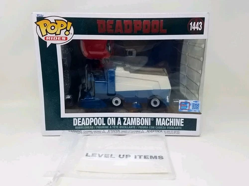 Funko Pop! Rides Super Deluxe: Marvel - Deadpool on a Zamboni 1443  Limited Edi