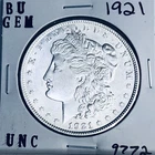 1921 BU GEM MORGAN SILVER DOLLAR UNC MS+++ U.S. MINT RARE COIN 9772