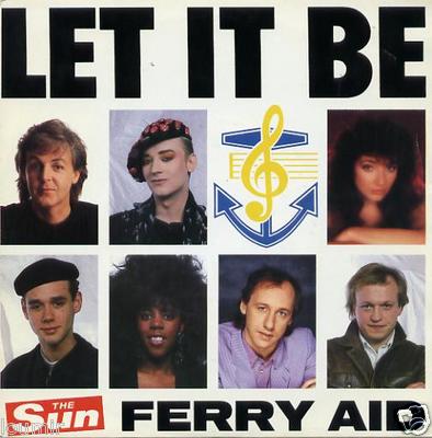 FERRY AID = LET IT BE = 1987 = 45 RUNDEN SCHALLPLATTE Vinyl 80er Jahre