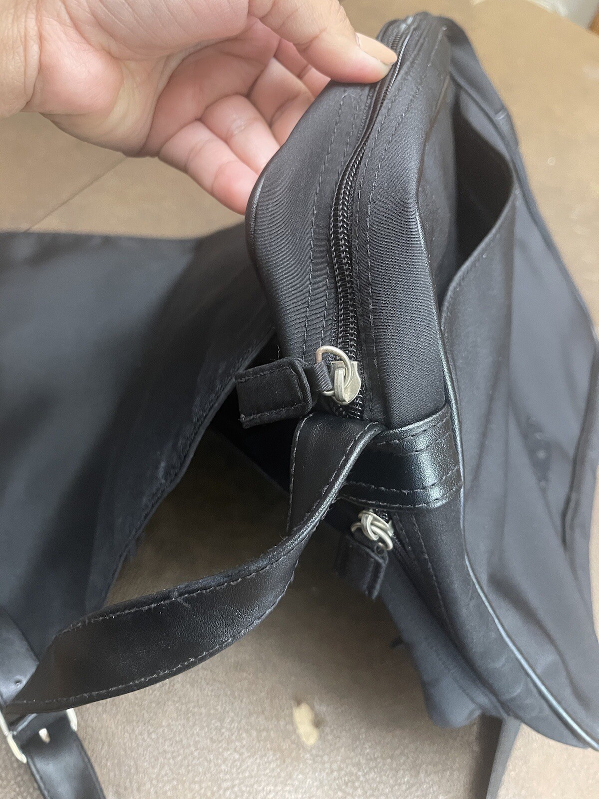 Messenger Bag Polyester Vynil Multi Compartment B… - image 10