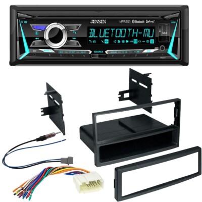 Jensen Single DIN In-Dash Car Stereo AM/FM Radio for 2006-2008 Honda Pilot LX
