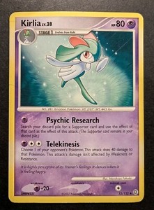 Pokemon Card Kirlia Secret Wonders Uncommon 53/132 Near Mint